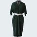 Vintage Green Silk Dress