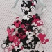 PINK/BLACK Minnie Mouse Birthday Party Table Confetti -Custom Child Age
