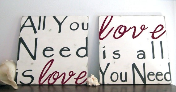 Download All You Need Is Love Wood Sign Typography Word Art by ...