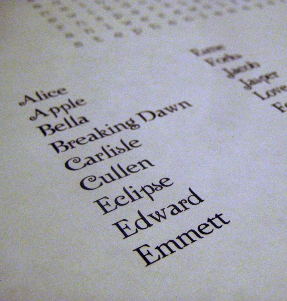 Twilight Word Search and Find digital download pdf
