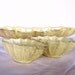 California Pottery - Yellow with Gold Fleck - Planter and Candle Holders - Three Piece
