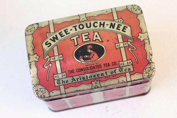 Items similar to Swee-Touch-Nee Tea Tin on Etsy