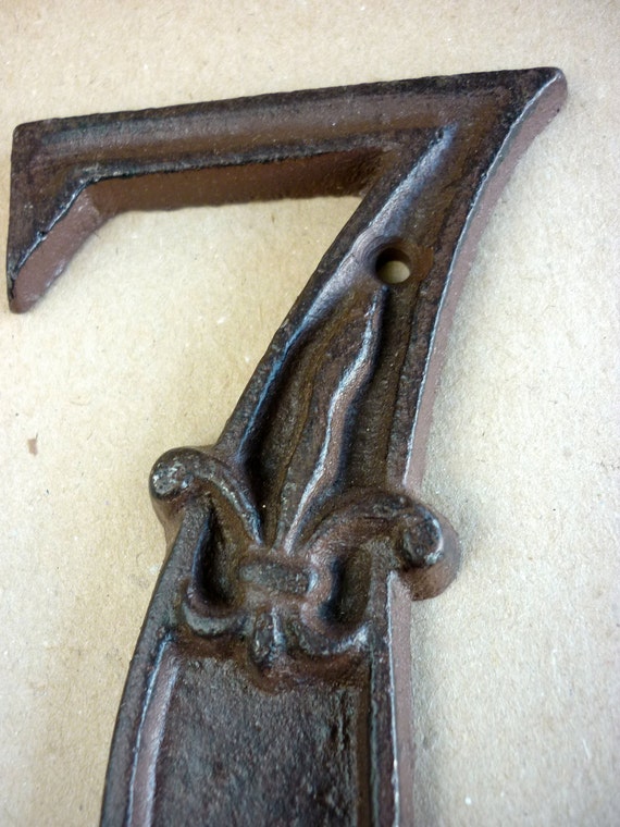 Vintage Number 7 Cast Iron by LisbonStory on Etsy