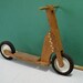 vintage wooden scooter