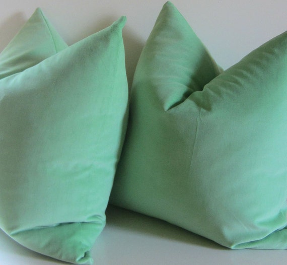 Set of Two Decorative Pillow Covers 20 inch sherbert