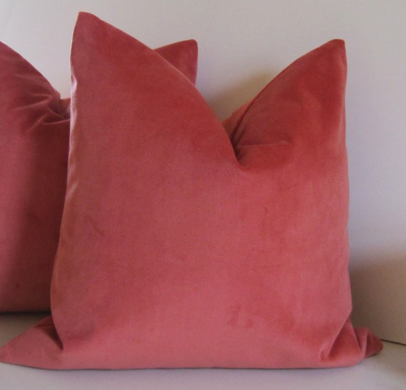Coral pillow Decorative Pillow Cover 20 by STUDIOTULLIAPILLOWS