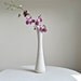 California Originals Pottery Bud Vase - Mid Century Modern Ceramic - Simple Classic White