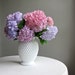 Large Fenton Hobnail Milk Glass Vase, early 1970s White Glass Vase