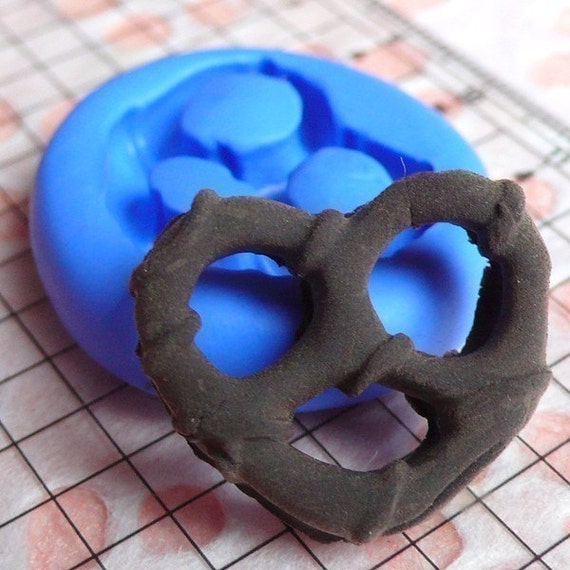 Pretzel 25mm Flexible Mold Silicone Mold by MiniatureSweet