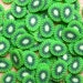 Polymer Clay Cane Kawaii Fruit Kiwi Slices Decoden Miniature Scrapbooking Decoration Nail Art (75-100pcs) CF014