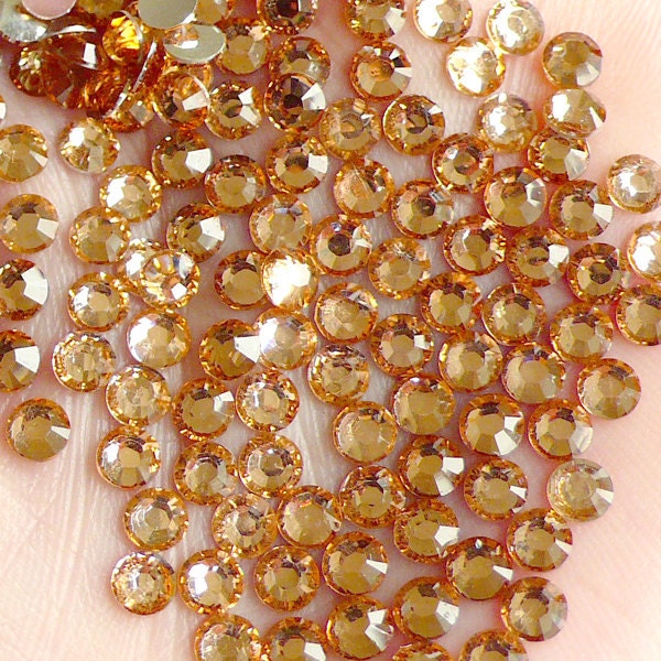 4mm Resin Rhinestones / 14 Faceted Cut Round by MiniatureSweet