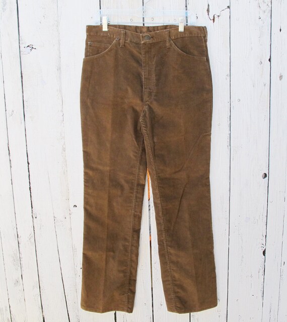 80s Vintage Men's Corduroy Pants 34 x 32