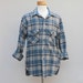 80s Vintage Men's Woolrich Wool Flannel Shirt - LARGE