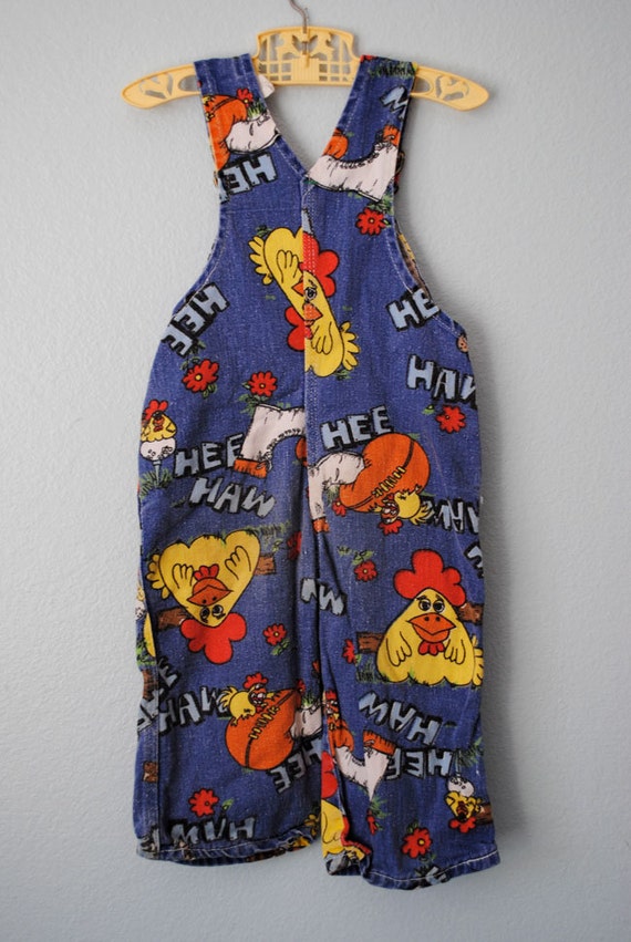 vintage children's hee haw overalls