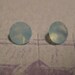 Faceted Peruvian Blue Opal ...... 4.5 mm ......... 2 pieces ........ EfPBO1643