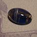 Rutile Quartz and Lapis Doublet cab ....... 14 x 10 x 5mm ......... 2039