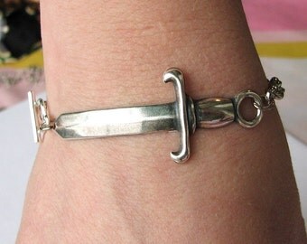 sword bracelet silver