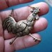 FREE SHIPPING etsy rooster necklace - cock of the walk