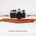 Leathinity - Tan Leather Neck Camera Strap (Adjustable Length)