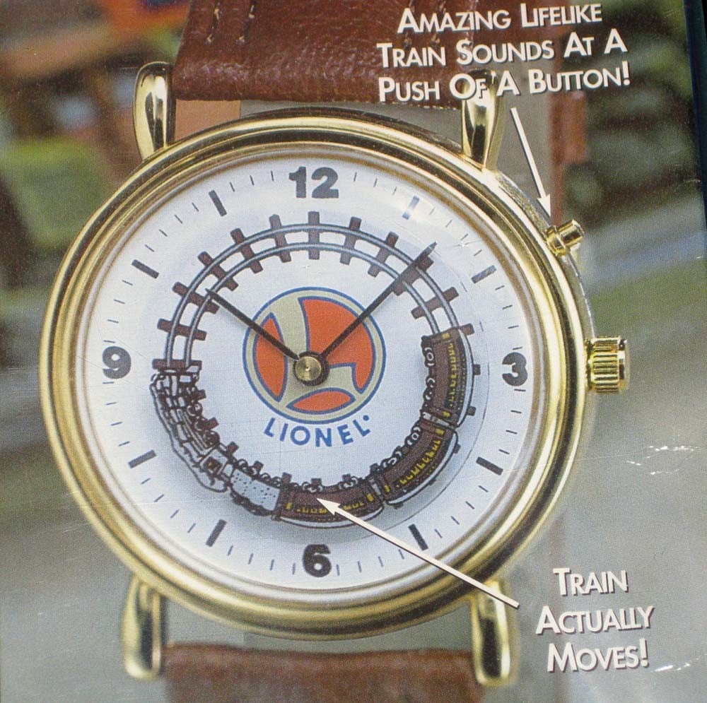 LIONEL COLLECTIBLE TRAIN WATCH IN SEALED BOX