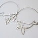 tiny Humpback whale earrings, Stainless steel, ONLY 1 PAIR LEFT