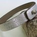 Silver Pearl Leather Bracelet
