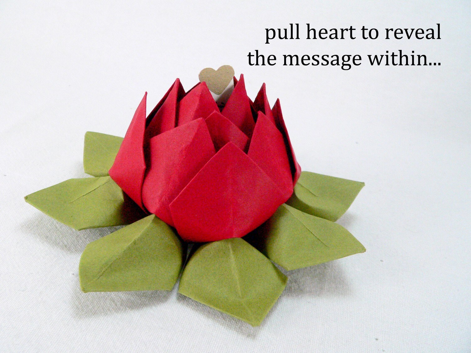 red origami lotus flower red origami lotus flower