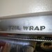Vintage 1950s Chrome Metal Triple Kitchen Cutter for Foil Wrap Wax Paper