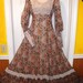 Vintage 1970s Gunne Sax Prairie Renaissance Maxi Dress - Black Label - Floral and Lace