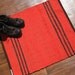 Handwoven Rug - Blanket Stripe 27x33