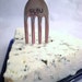 CHEESE MARKERS - 6 PC Vintage Spoon and Fork Stamped Silverplate Silverware - Great Gift