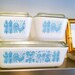 RESERVED Listing for FiggyandWink -- Vintage Turquoise Butterprint Pyrex Glass Storage