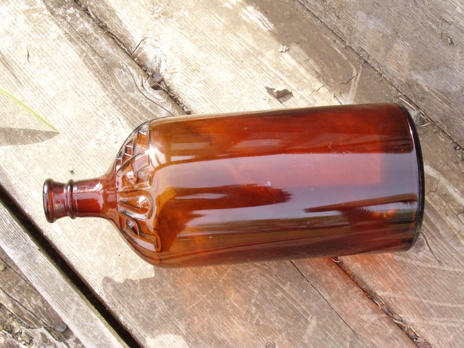 Brown PUREX Bleach Bottle Unstained