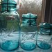 15 Vintage Blue Ball Ideal Fruit Jar Quarts Great for Weddings & Lanterns