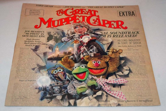 Jim Henson The Great Muppet Caper Vinyl LP by EngineeredVinyl