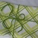 Cloth Napkins Cotton Napkins in Green Grass Stripes (4)