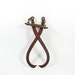 Vintage Red Ice Block Tongs Gifford-Wood Co Hudson NY Primitive Tool
