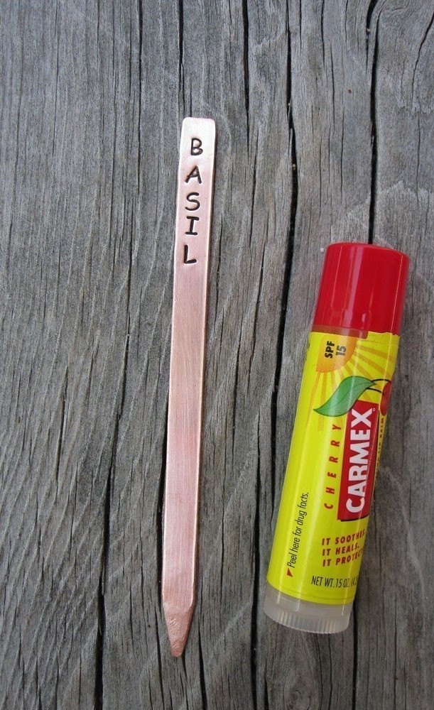 Copper Plant Markers Popsicle Sticks Garden Herb Plant