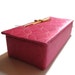 Selwell Quilted Hot Pink Satin Glove Box