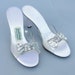 Vintage 1970s DANIEL GREEN Lucite High Heel Bedroom Slippers