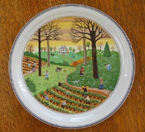 Villeroy and Boch Four Seasons Wall Plates