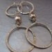 Long Sterling Silver Hoop Earrings