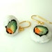 Sushi Earrings, Veggie Sushi