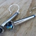 PIF - Blue Glass Earrings. Bloom.
