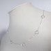 Sterling Silver Circle Necklace, silver little circle necklace