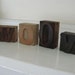 Vintage Wooden Letters Letterpress Set of 4