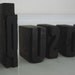 Vintage Wooden Letters Letterpress Skinny Letters Vintage Set of 7