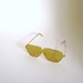 Reserved -- Charming Banter - Vintage Gold Sunglasses