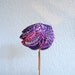 Vintage 1950s Cocktail Hat - 50s Cocktail Hat - Beaded Peacock