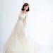 Vintage 1950s Wedding Gown - 50s Wedding Dress - White Lace and Tulle